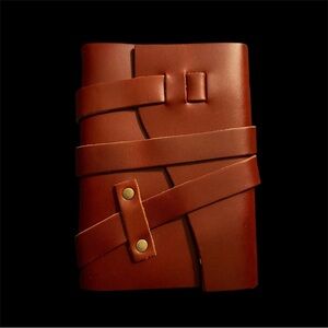PORTLAND LEATHER Wrap Journal Madrone